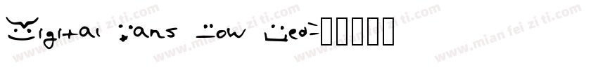 Digital Sans Now Med字体转换